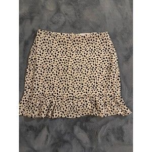 Leopard print skirt